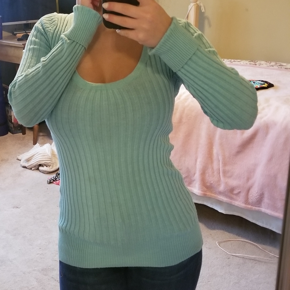 Light blue sweater